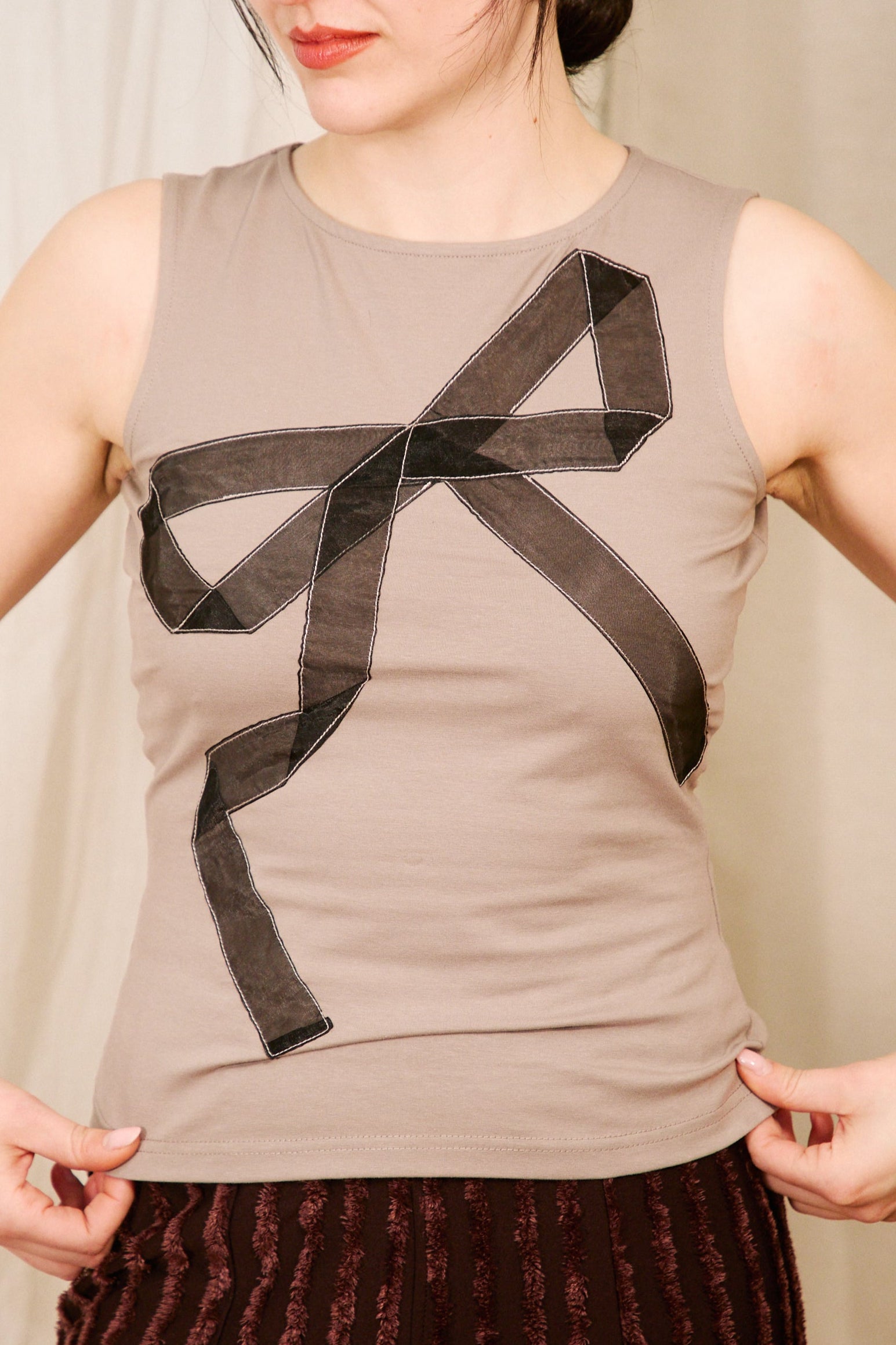トップス Andmary Bella ribbon tank Bella ribbon tank