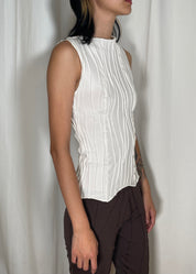 Mariola Homoncik Barbele Tank Top Cream