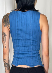 Mariola Homoncik Barbele Tank Top Indigo