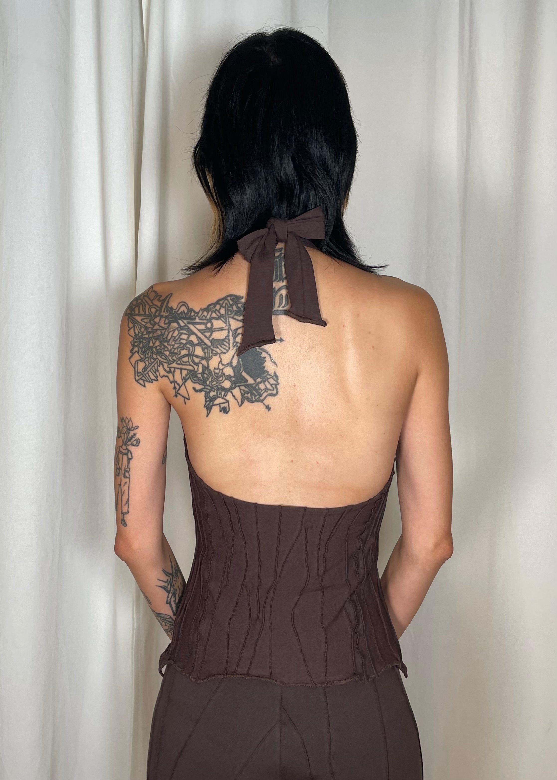 Mariola Homoncik Halter Top Chocolate