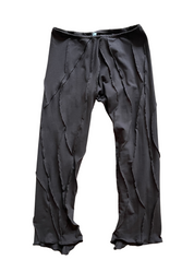 Mariola Homoncik Mid-Calf Flared Pants Chocolate