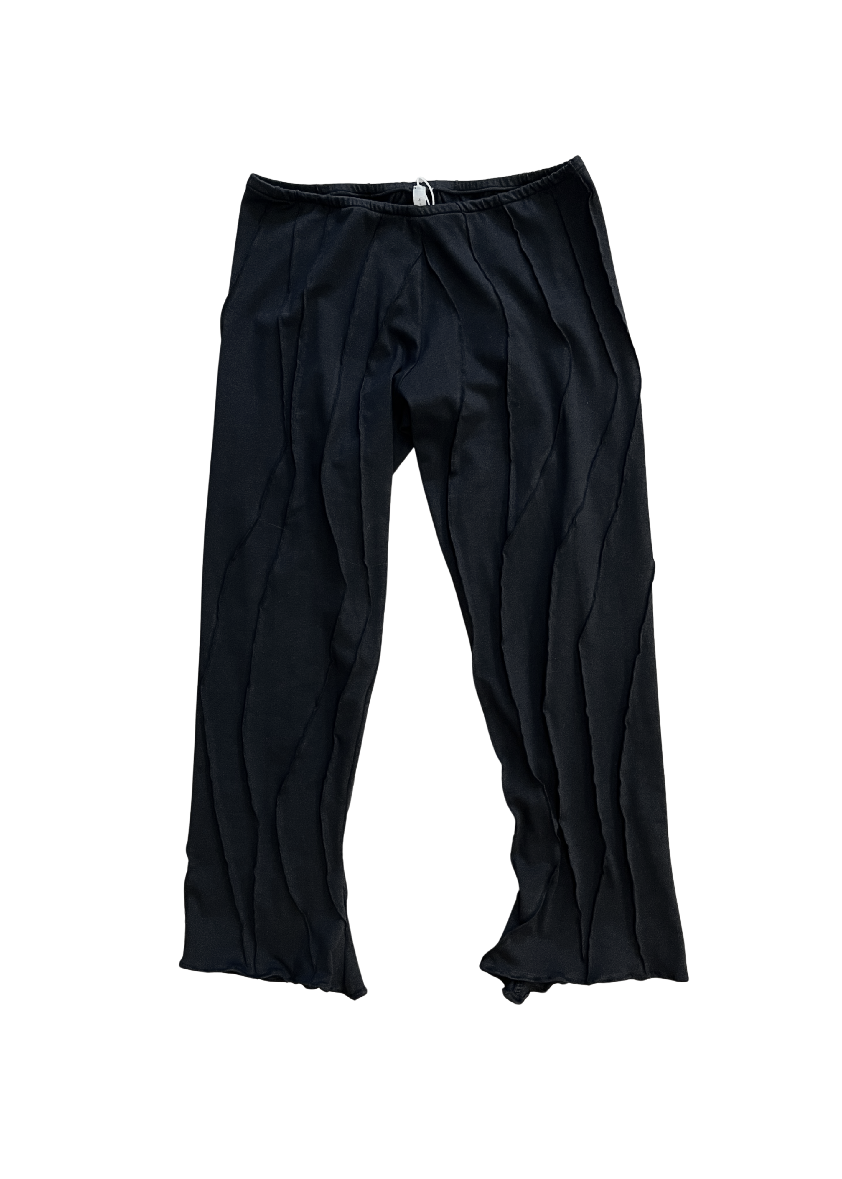 Mariola Homoncik Mid-Calf Flared Pants Black