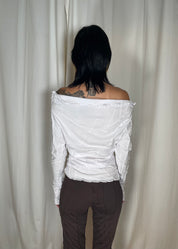 Mariola Homoncik Ruched Top White