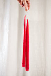 Moorlands candles red