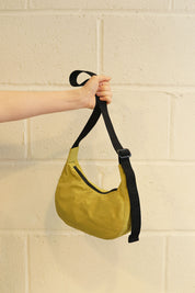 Small Nylon Crescent Bag | Lemongrass