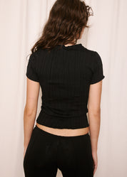 NORAH_Classy Tee Black Mariola Homoncik