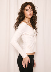 NORAH_Gretchen Tee White