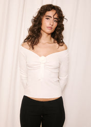 NORAH_Gretchen Tee White