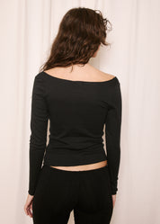 NORAH_Gretchen Top Black