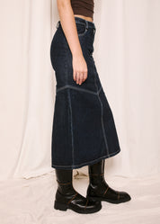 NORAH_Indigo Ranch Skirt