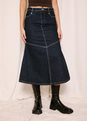 NORAH_Indigo Ranch Skirt