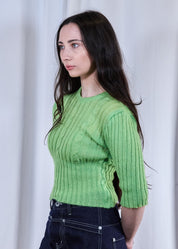Lime Green Knit Top