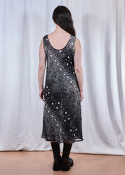 Vintage Reversible Floral Maxi Length Slip Dress