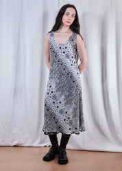 Vintage Reversible Floral Maxi Length Slip Dress
