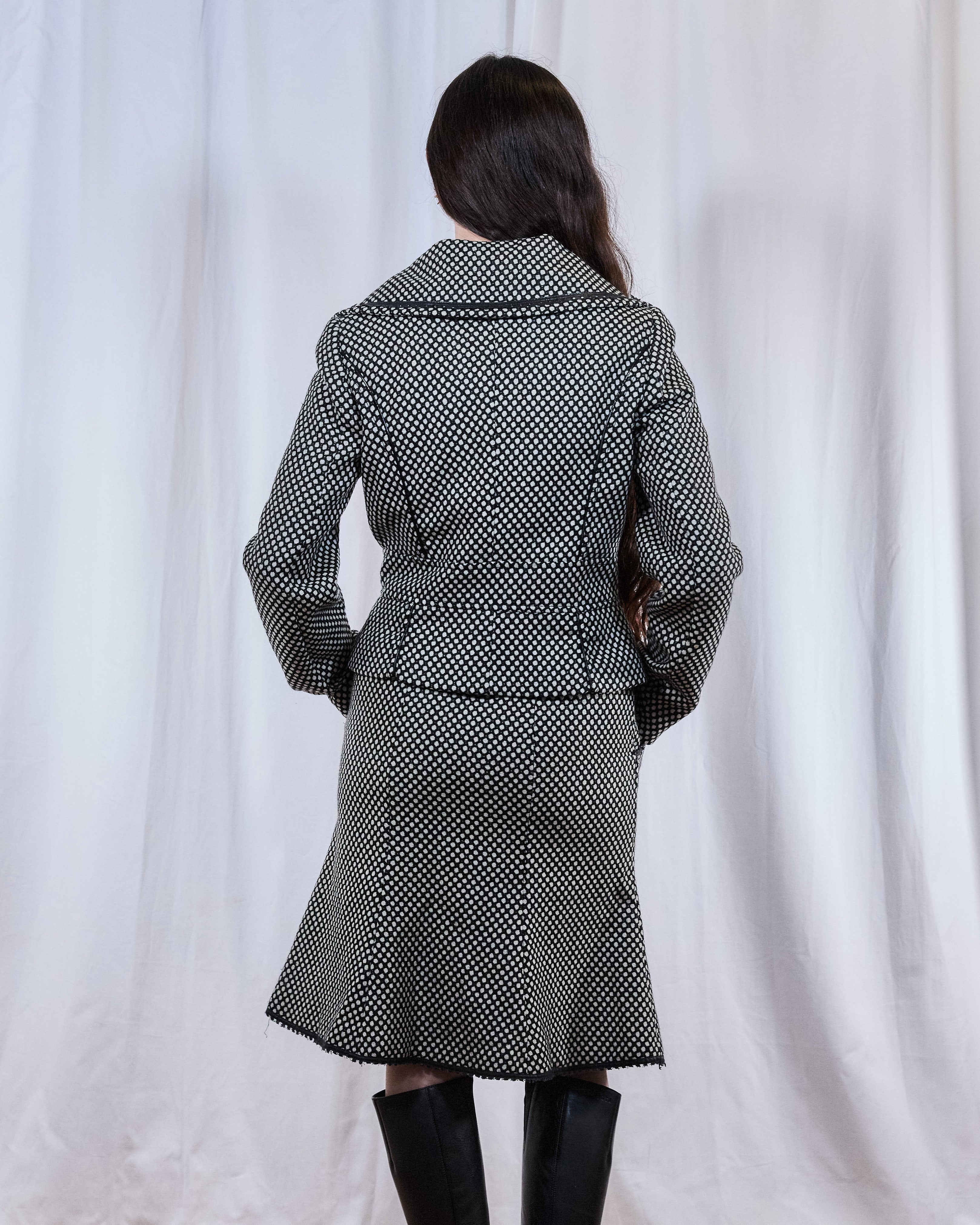 Polka Skirt and Jacket Co-ord