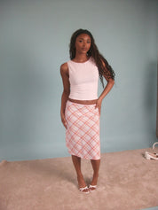Pink Audrey Tank Evie Joynes
