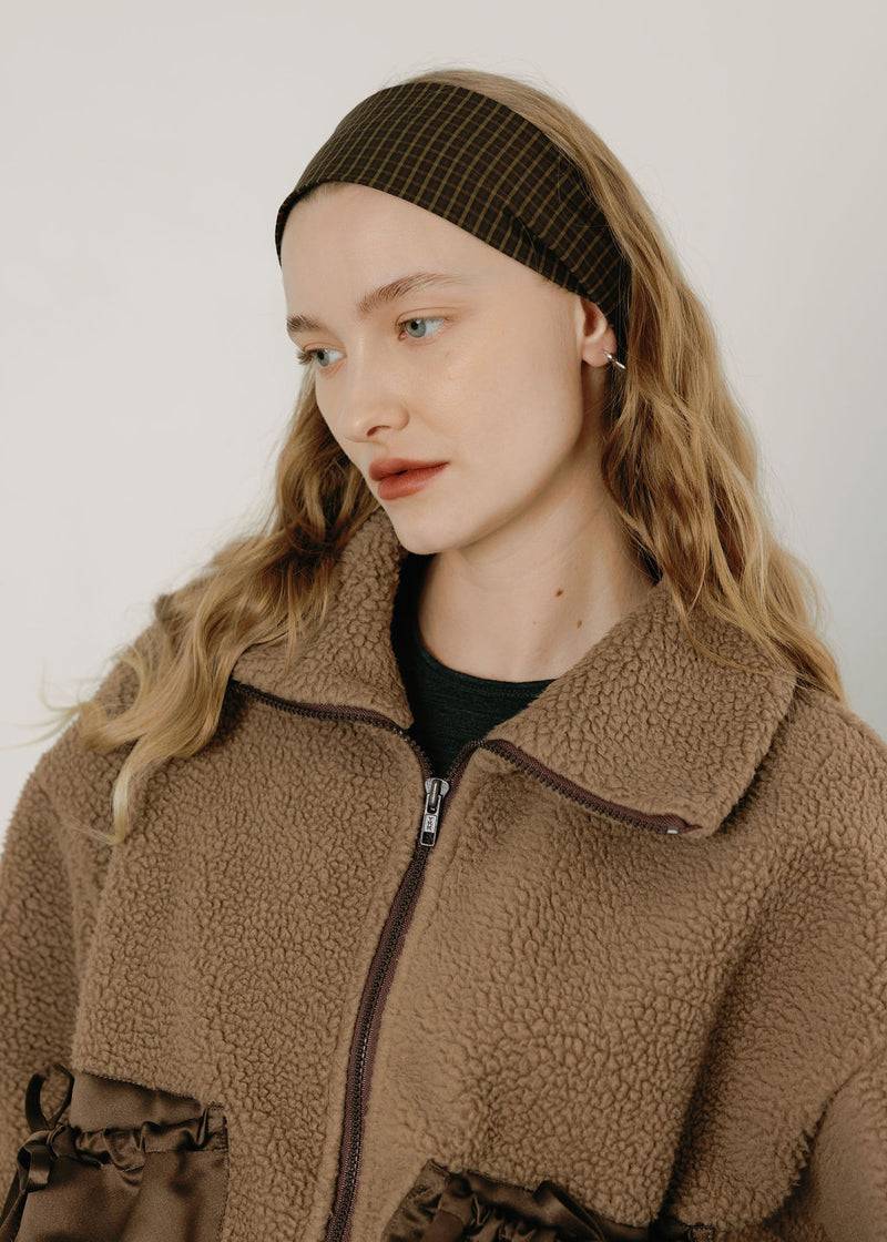 Riviera Headband Toasted Gingham