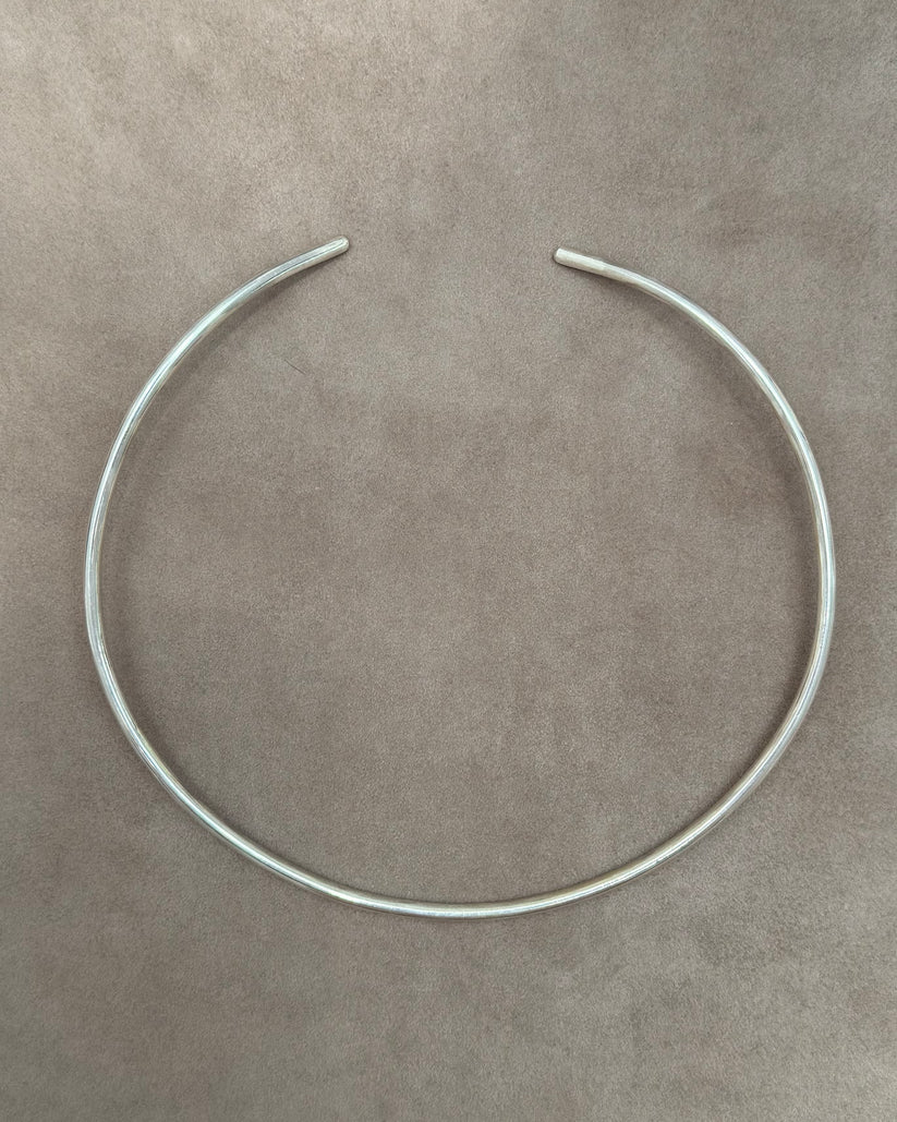 Silver Choker Necklace