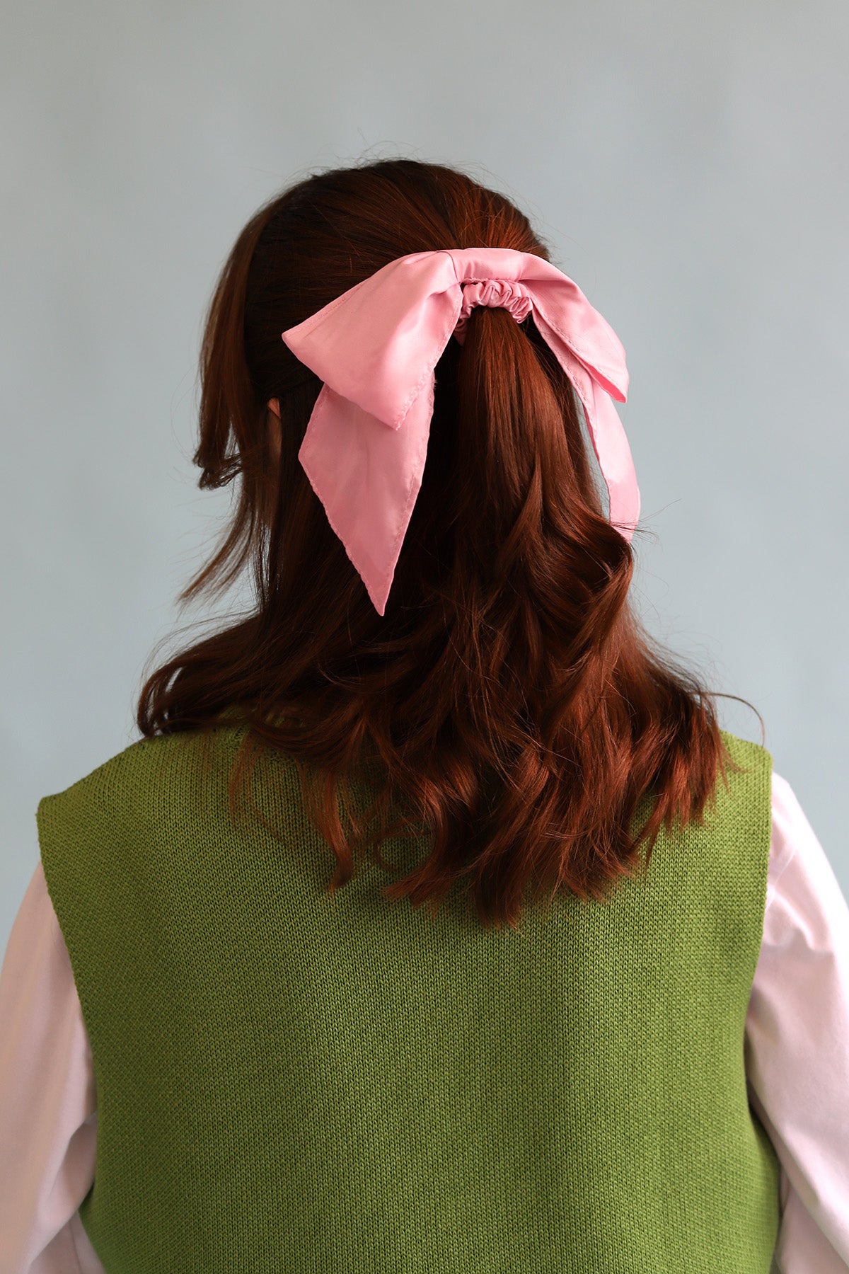 Maddy Bow | Baby Pink Taffeta