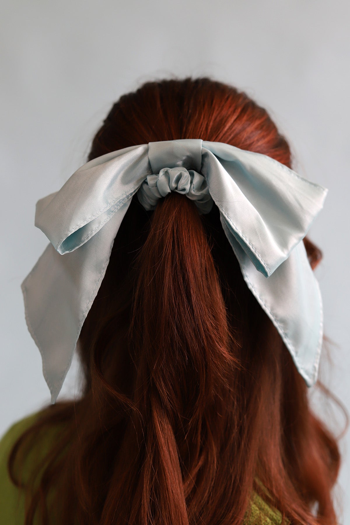 Maddy Bow | Baby Blue Taffeta