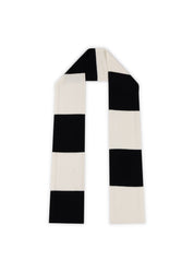 Sadie Scarf in Black & Ivory