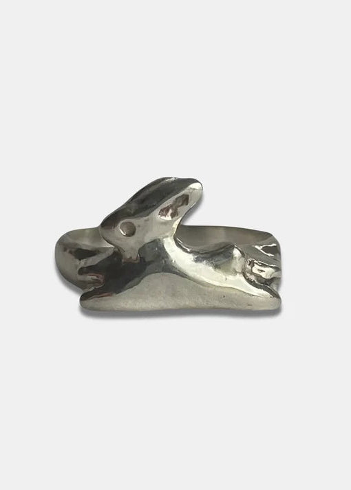 Silver Bunny Ring