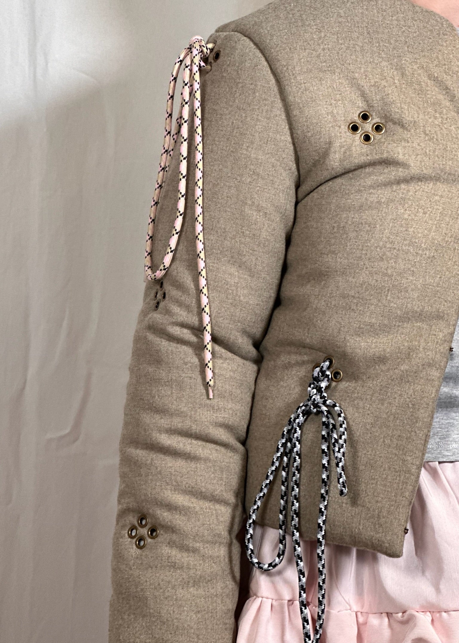 TAOTTAO WOOLEN SUITING PUFFER