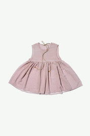 Thrills Top Sheer Pink Gingham