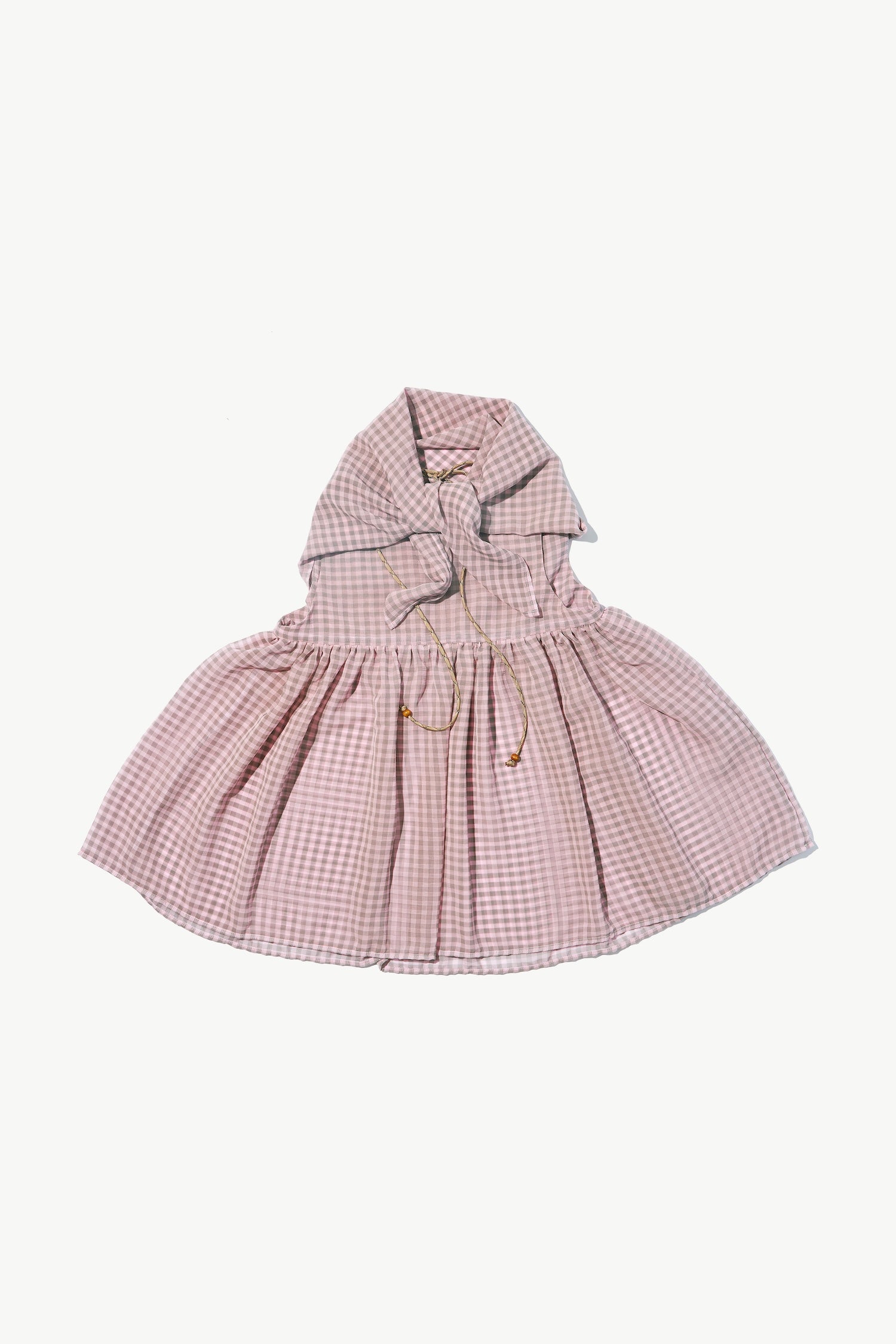 Thrills Top Sheer Pink Gingham