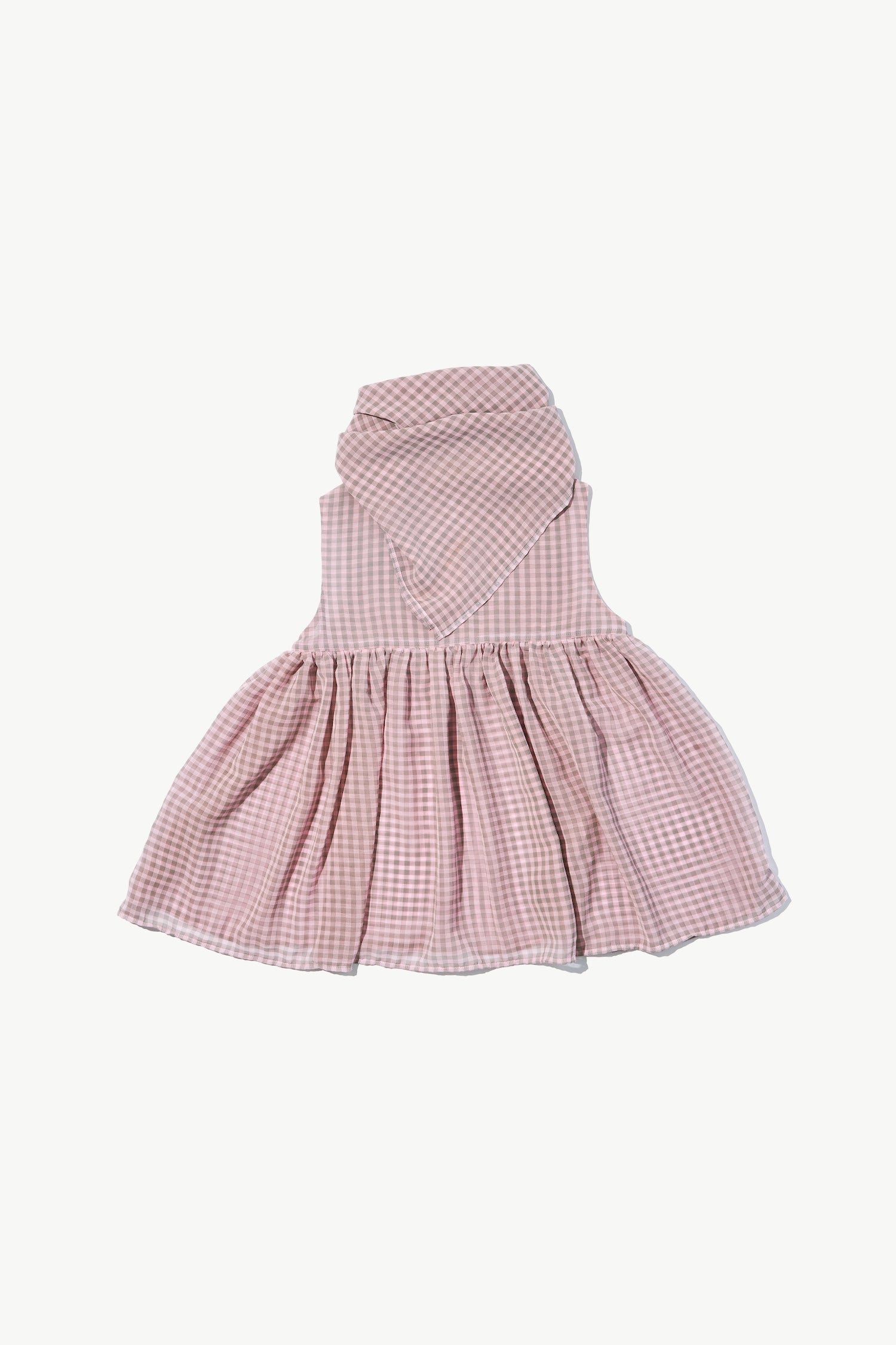 Thrills Top Sheer Pink Gingham