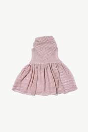 Thrills Top Sheer Pink Gingham