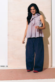 Thrills Top Sheer Pink Gingham