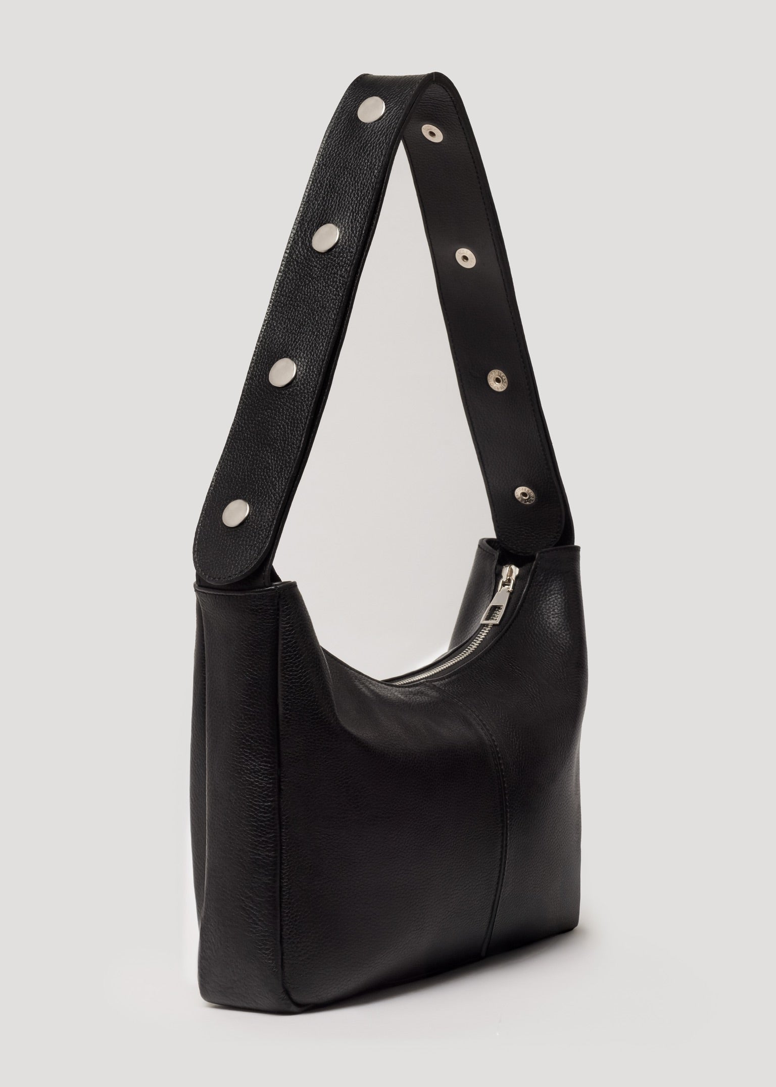 Tika Bag In Grained Leather | Black