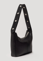 Tika Bag In Grained Leather | Black