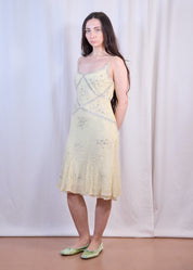 Vintage Yellow Dress