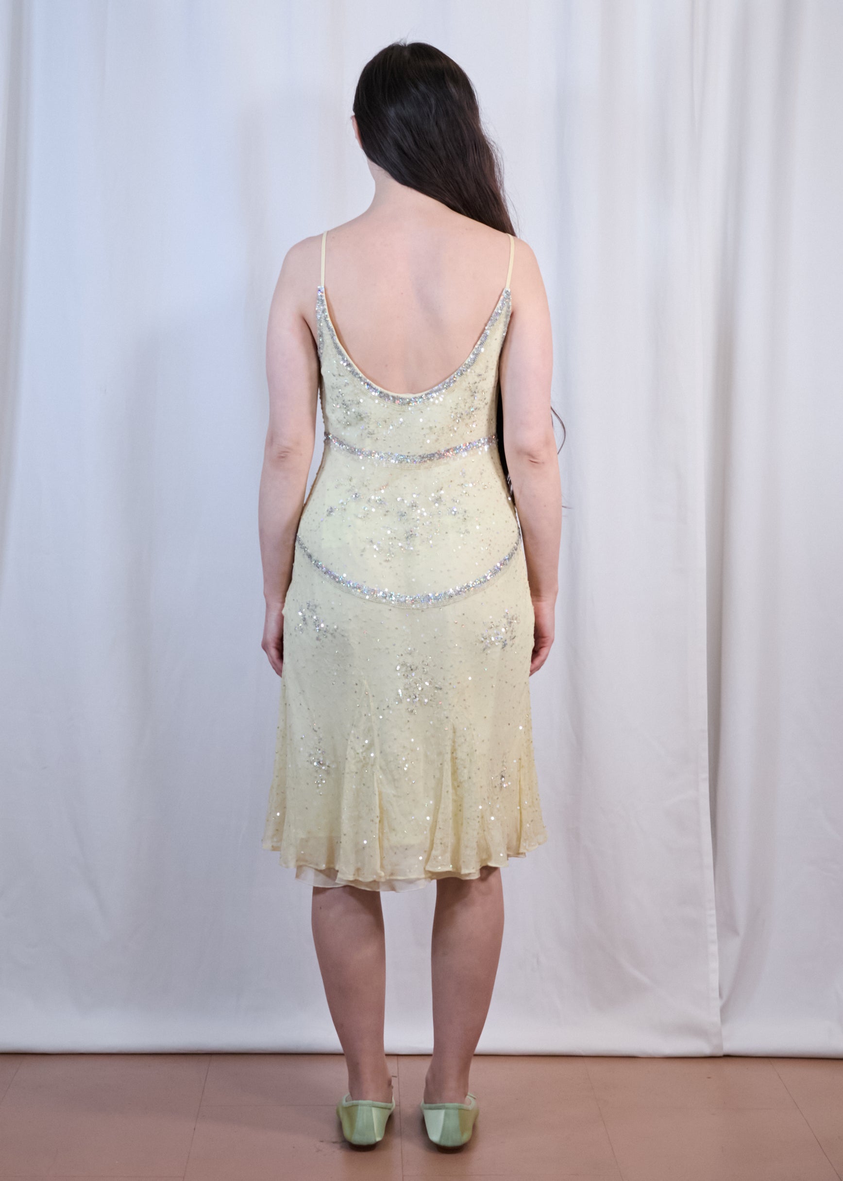 Vintage Yellow Dress