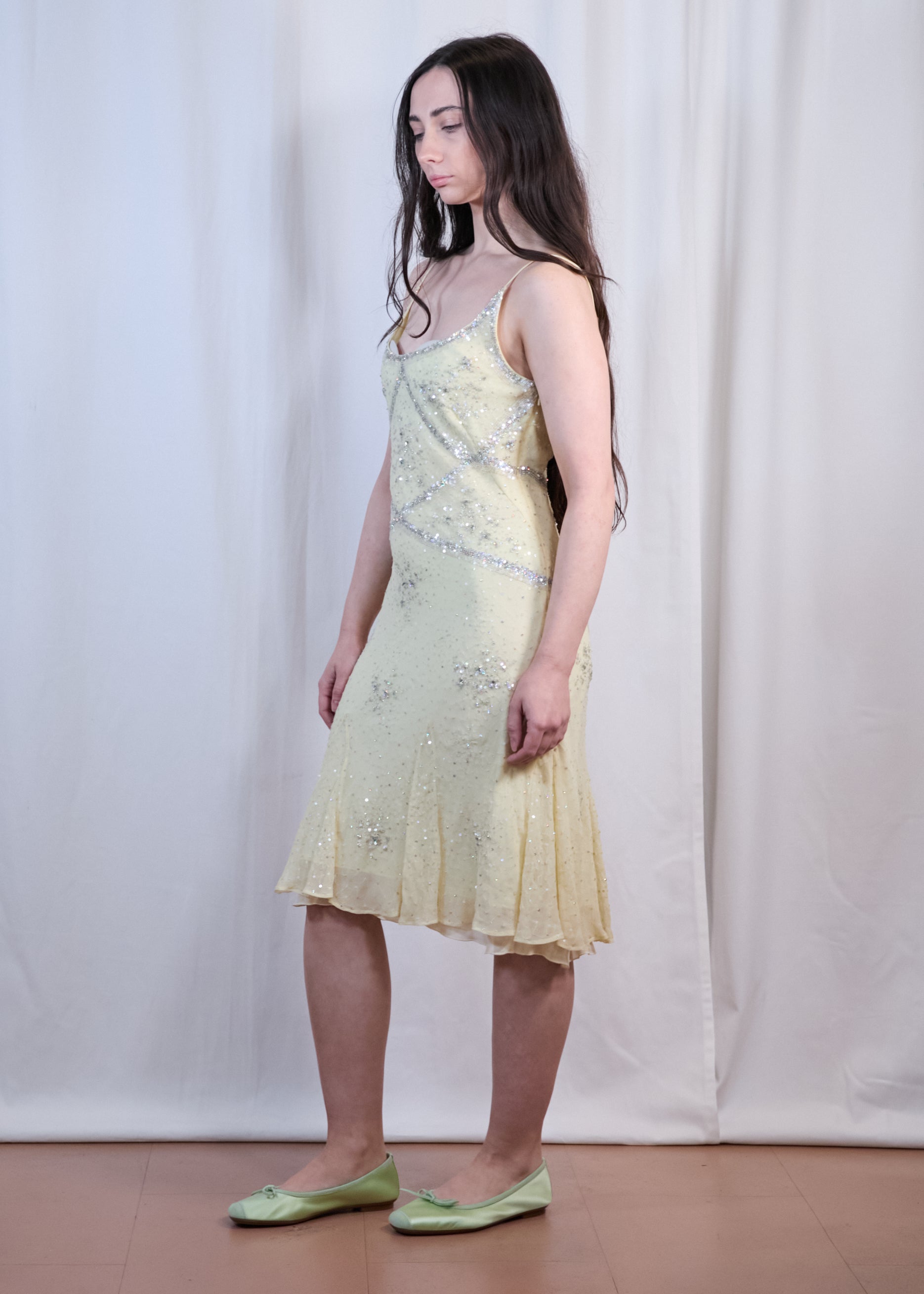 Vintage Yellow Dress