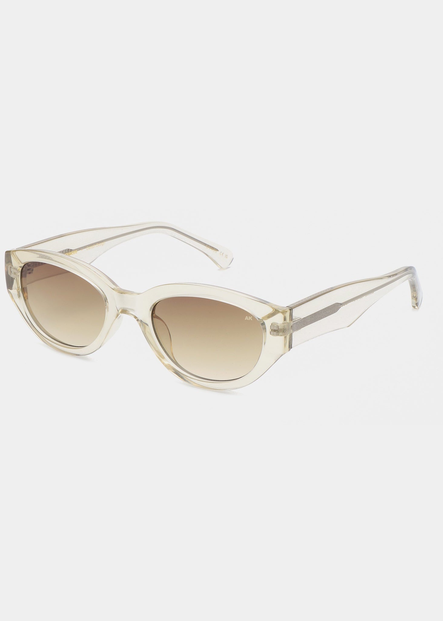 Winnie Ecru Transparent Sunglasses