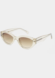 Winnie Ecru Transparent Sunglasses