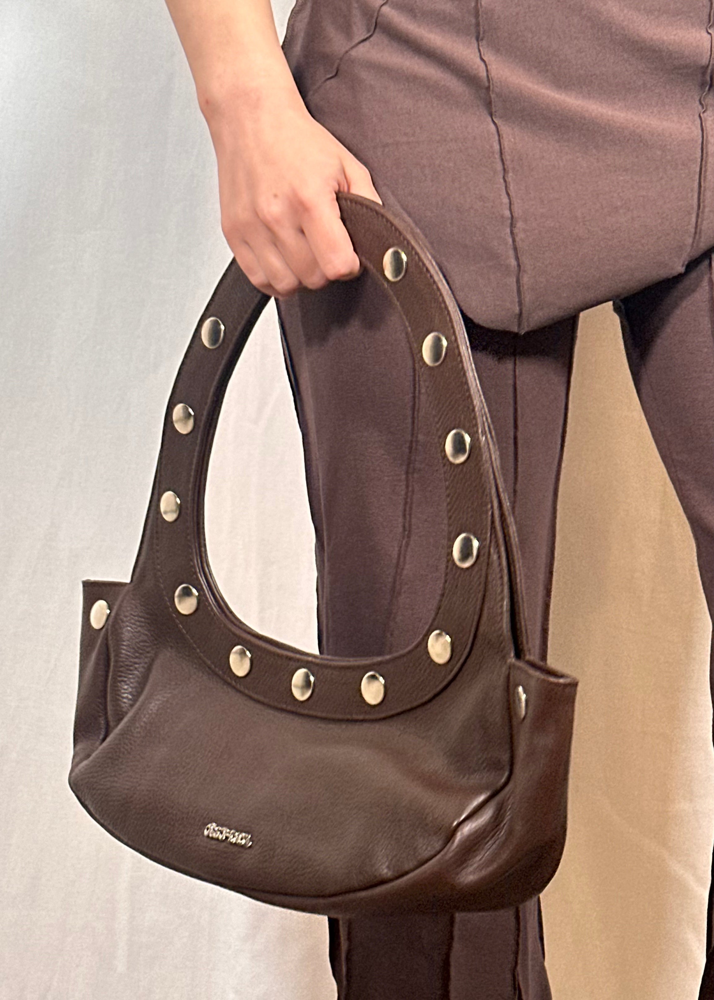 Sali Bag in Nappa Leather Brown Chocolate