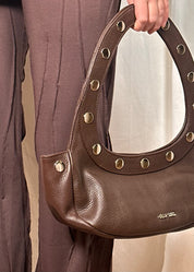Sali Bag in Nappa Leather Brown Chocolate