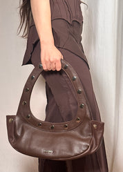 Sali Bag in Nappa Leather Brown Chocolate