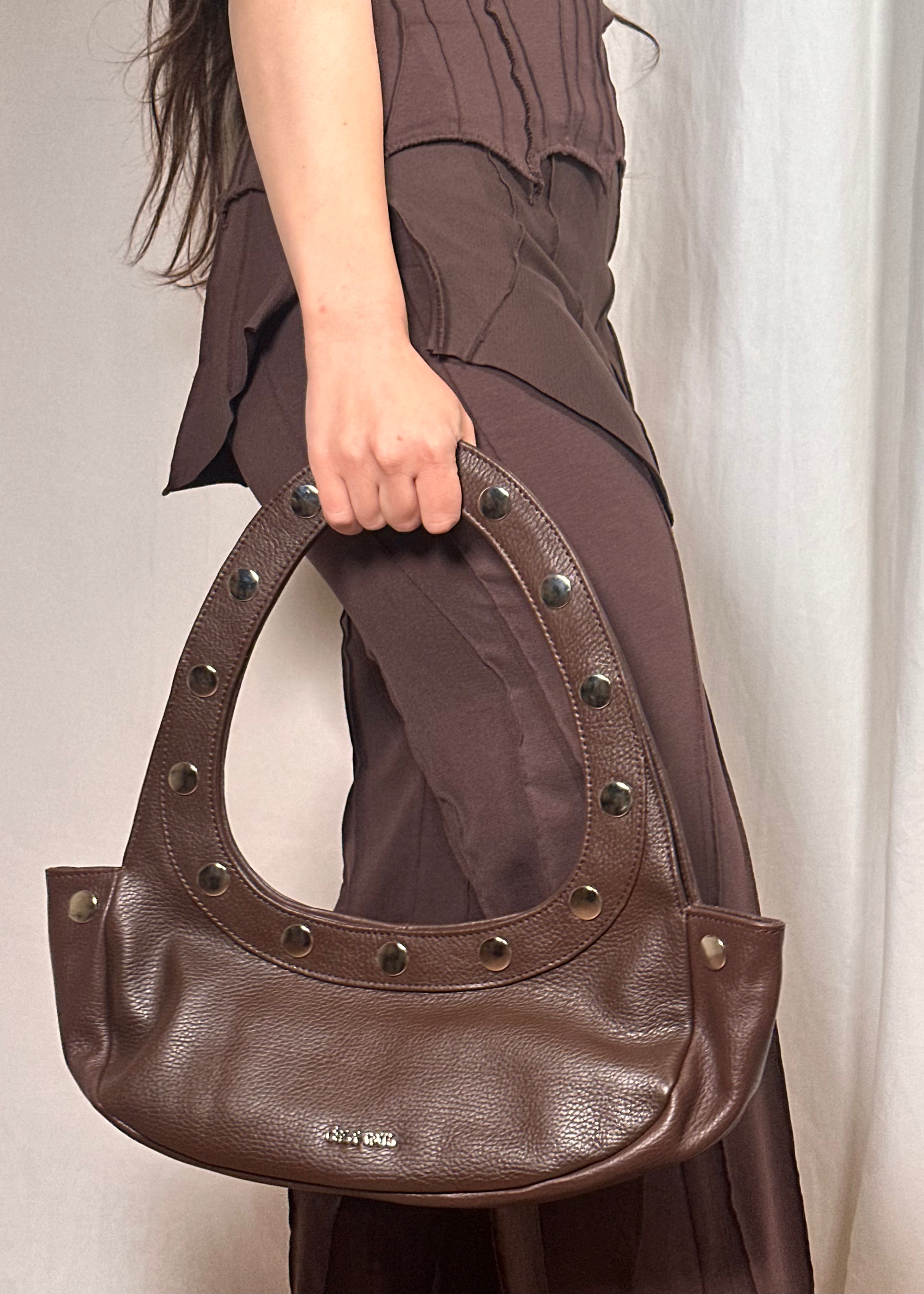 Sali Bag in Nappa Leather Brown Chocolate