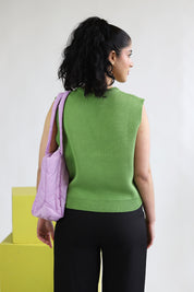 Mundaka | One Flower Vest | Green