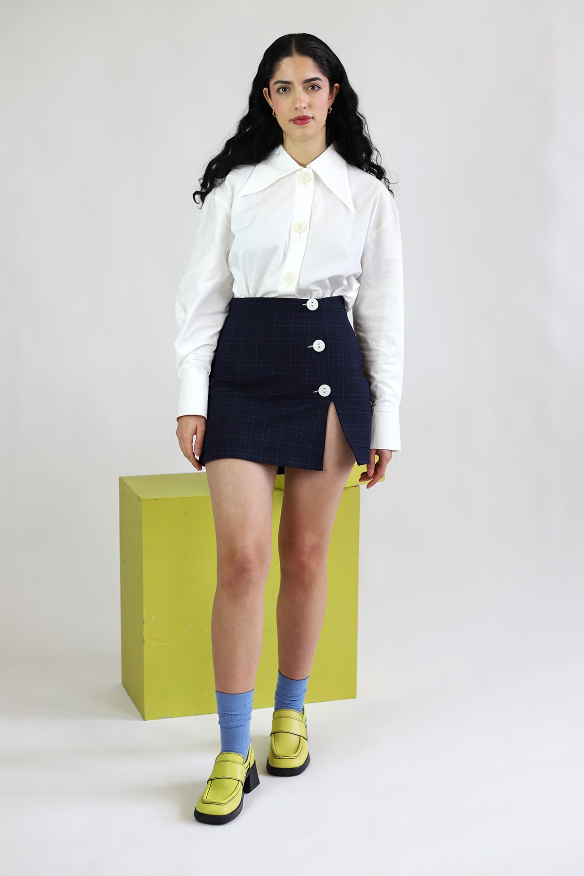 salut beauté | Dark Blue Skirt | The Air Uniform