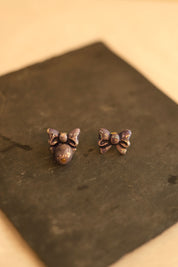 Bby Bow Earrings | Violet