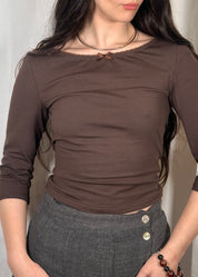 Jane Top Chocolate