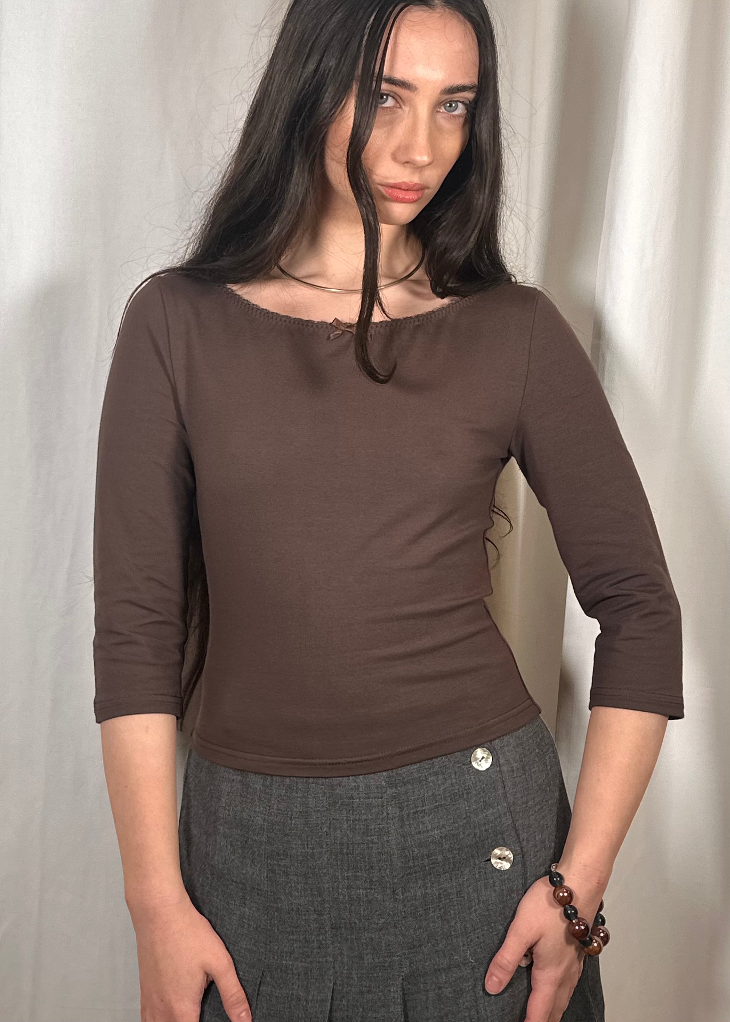 Jane Top Chocolate