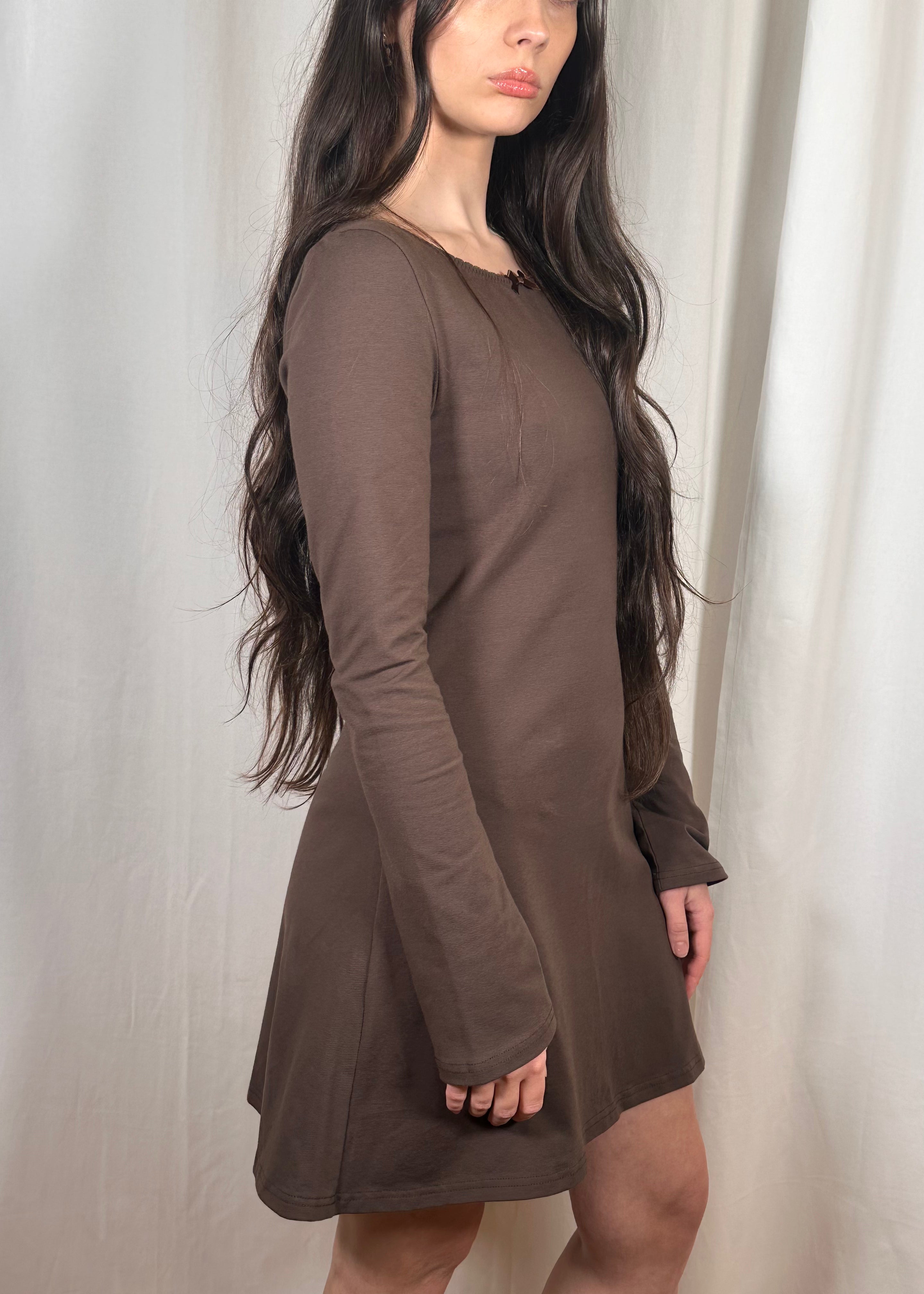 Brigitte Dress Chocolate