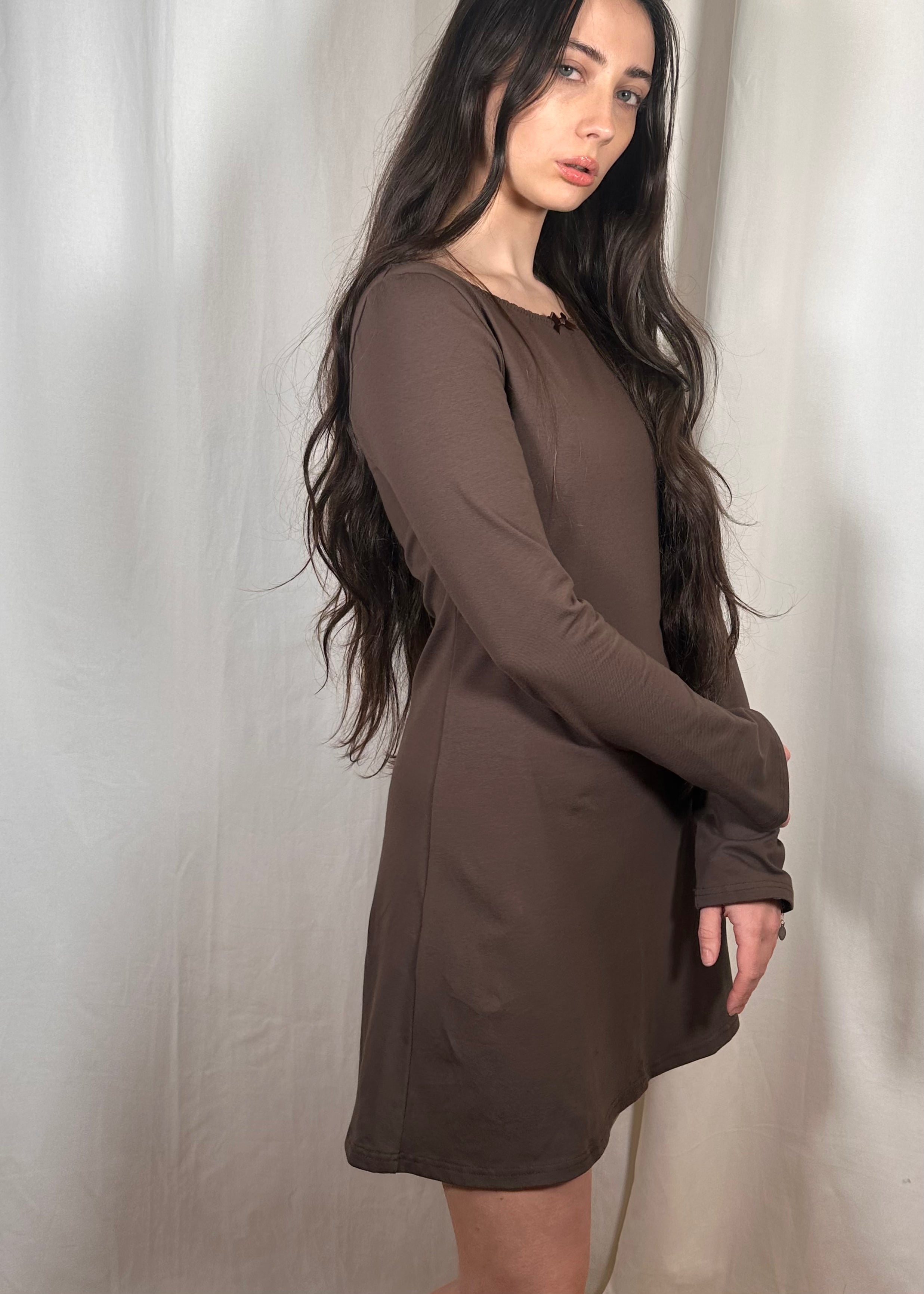 Brigitte Dress Chocolate